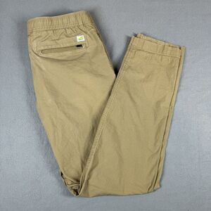 Vuori Men’s L Ripstop DuraTerra Pants Organic Cotton Brown Khaki Stretch V412